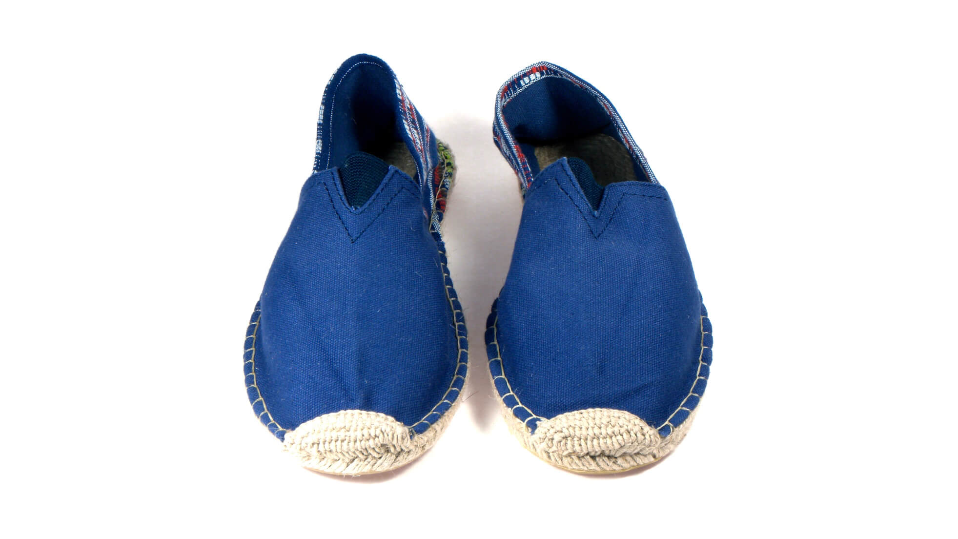 HAND MADE ESPADRILLES FROM BAWA-G: AFRO / BLUE ♂♀